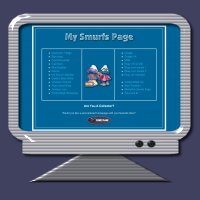 Click Here - Smurf Theme